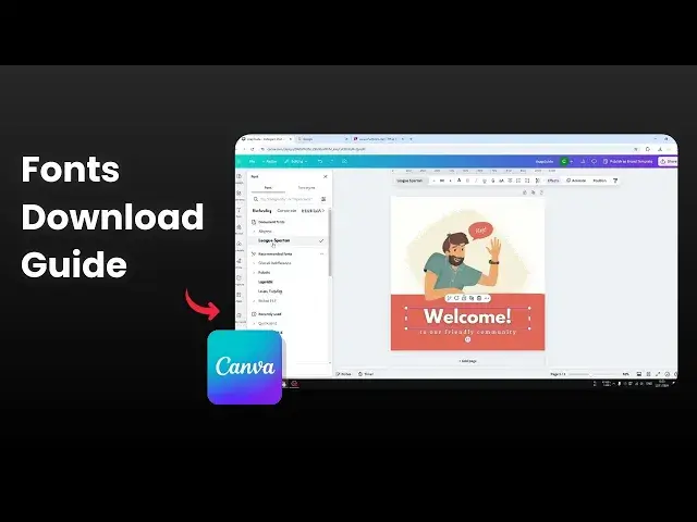 'Video thumbnail for How to Download Fonts from Canva?'