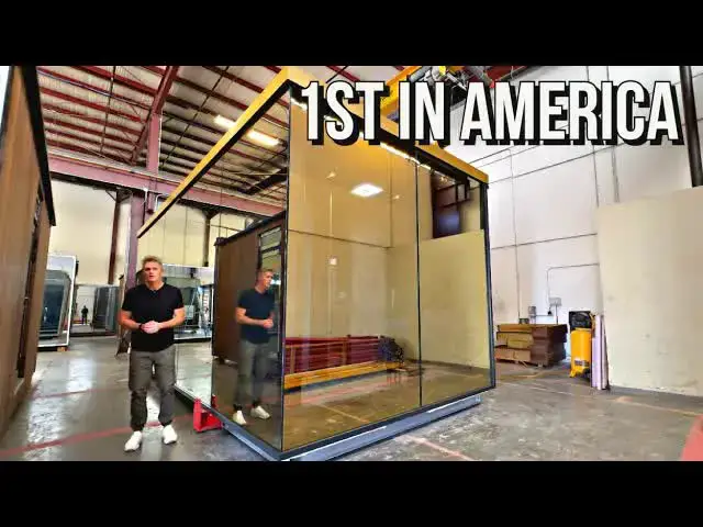'Video thumbnail for kerry tarnow: first look at a limited edition golden ood house prefab home in houston!'
