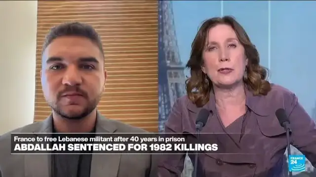 'Video thumbnail for Lebanese militant Abdallah to be free after 40 years in prison'