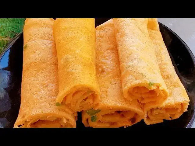 'Video thumbnail for How To Make Savory Crepes With Veggies/Quick Breakfast Idea'