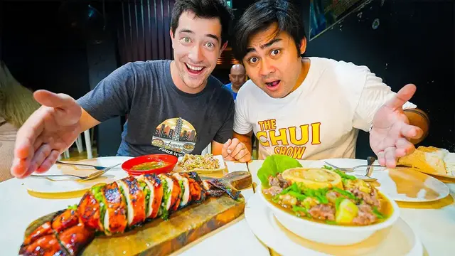 'Video thumbnail for 24 Hours of FILIPINO STREET FOOD in MANILA!! CRAZY Philippines Food Tour with @TheChuiShow'