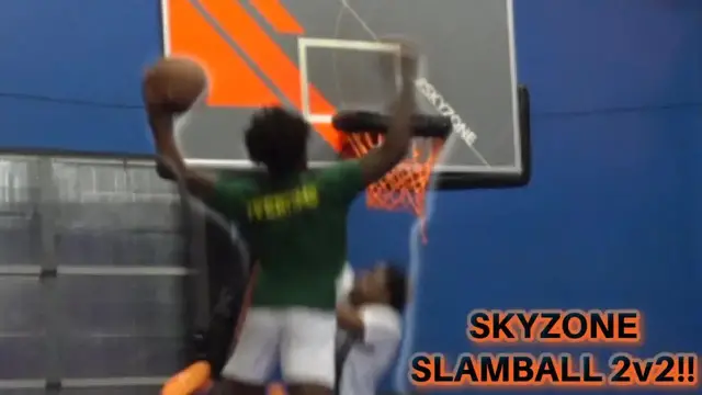'Video thumbnail for SKYZONE SLAMBALL 2v2 part 2! (Crazy ENDING)'