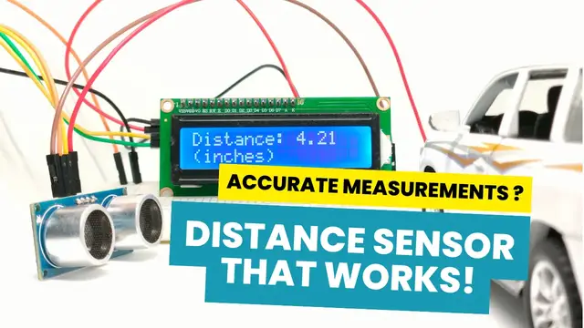 'Video thumbnail for Measure Distance LIKE A PRO with Arduino and HCSR04 Ultrasonic Sensor!'