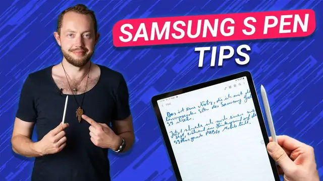 'Video thumbnail for Samsung Galaxy Tab S9: All S Pen Features & Tips Explained'