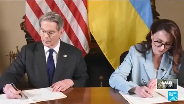 'Video thumbnail for Ukraine's Zelensky proposes new PM, defence minister in major reshuffle'