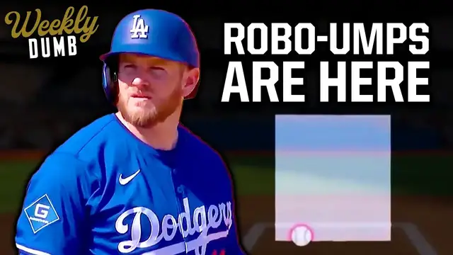 'Video thumbnail for MLB's ABS system has taken over spring training & Yankees have beards now | Weekly Dumb'