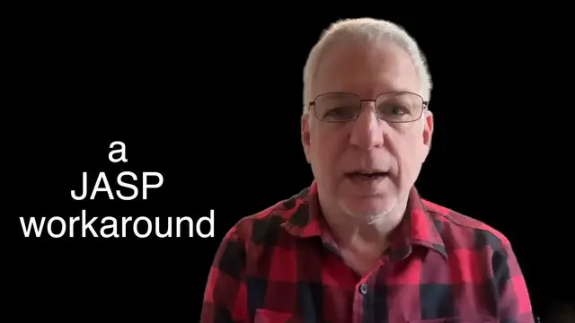 'Video thumbnail for Recoding Workaround for JASP'