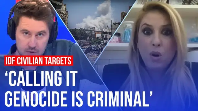'Video thumbnail for Ben Kentish questions Israeli MP on civilian deaths in Gaza | LBC'