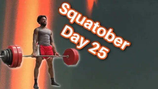 'Video thumbnail for Squatober Day 25!(Squatting Everyday For a Month)'