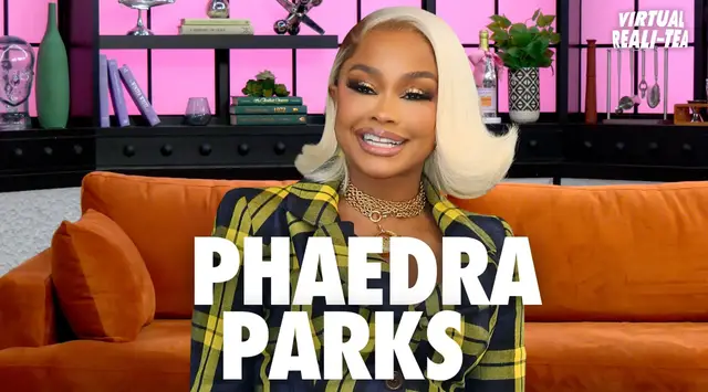 'Video thumbnail for Phaedra Parks teases 'RHOA' reunion and reacts to Dr. Heavenly's political aspirations on 'Virtual Reali-Tea''