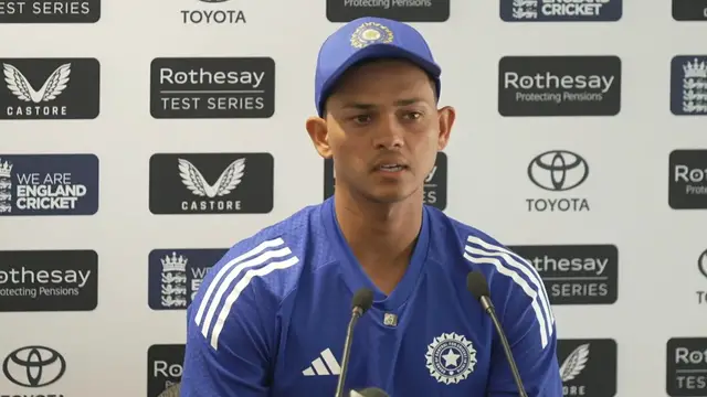 'Video thumbnail for 'A special moment' - Jaiswal on scoring a century in his first Test in England'