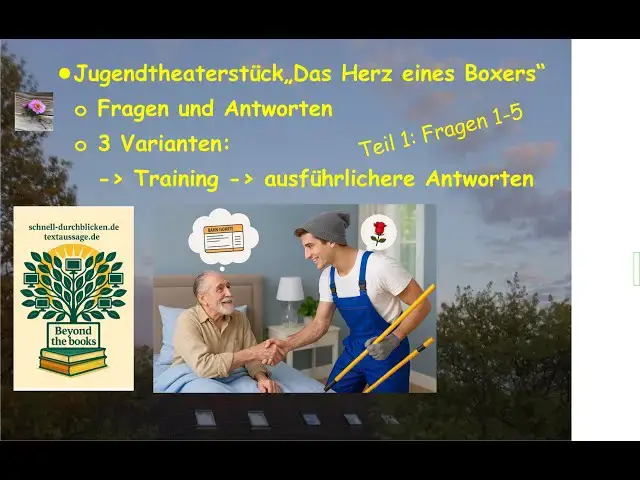 'Video thumbnail for "Herz eines Boxers" - F&A - Fragen und Antworten in 3 Varianten - so trainiert man Ausführlichkeit'