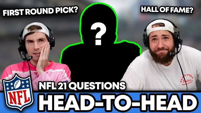'Video thumbnail for CLOSE FINISH in NFL 21 questions! (Head-to-Head)'