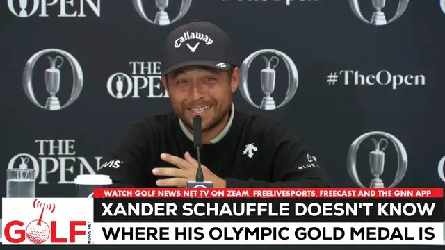 'Video thumbnail for Xander Schauffele doesn't have any trophies in his house'