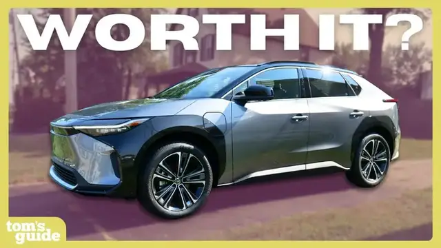 'Video thumbnail for Toyota bZ4X Electric Vehicle Review'