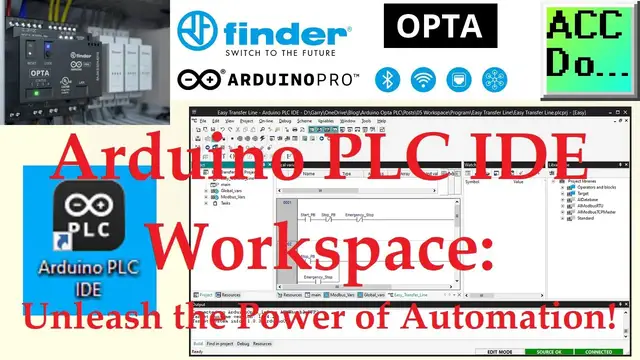 'Video thumbnail for Arduino PLC IDE Workspace: Unleash the Power of Automation!'
