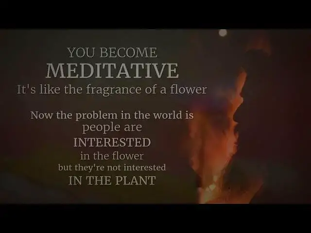 'Video thumbnail for Meditation Is Not An Act   (Sadhguru)'