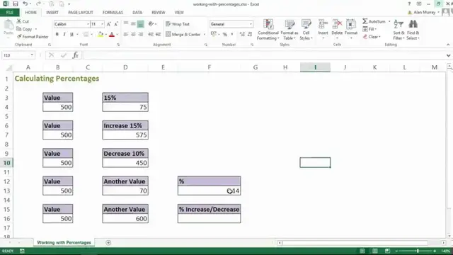 'Video thumbnail for Learn Excel Formulas Part 3: Excel Formulas to Calculate Percentages'