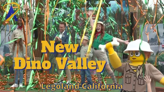 'Video thumbnail for Dino Valley Grand Opening and Preview at Legoland California'