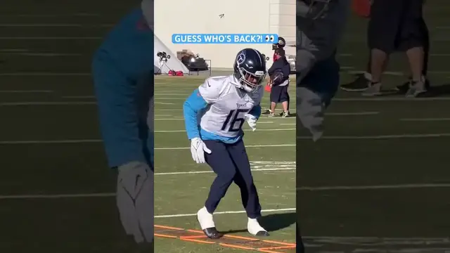 'Video thumbnail for Nice to see Treylon Burks back at #Titans practice! ️ #titanup #shorts #tennesseetitans #nfl'