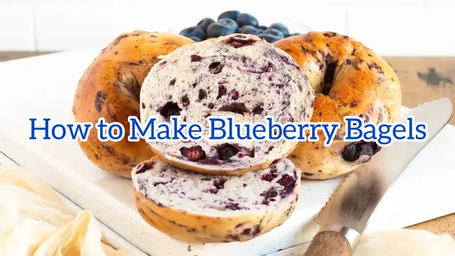 'Video thumbnail for How to Make Blueberry Bagels'