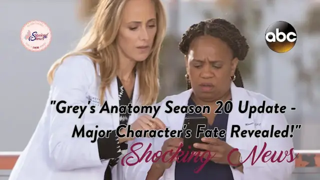 'Video thumbnail for SHOCKING: Grey's Anatomy Season 20 Update - Major Character's Fate Revealed!'
