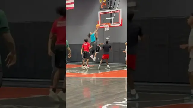 'Video thumbnail for (355) basketball dunks: catching bodies'