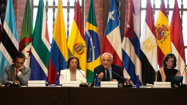 'Video thumbnail for Officials from 30 countries to meet in Colombia to halt Israel’s war on Gaza'