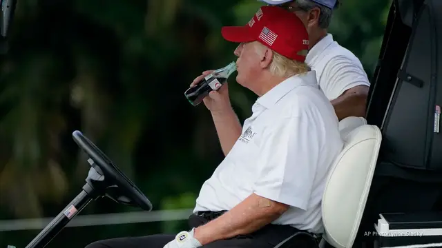 'Video thumbnail for Trump claims Coke will switch to cane sugar, but details remain unclear'