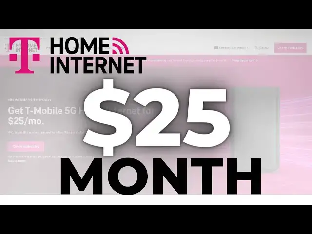 'Video thumbnail for DEAL ALERT: T-Mobile Home Internet Drops Price to $25/Month!'