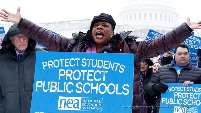 'Video thumbnail for GOP bill aims to strip nation’s largest teacher’s union of charter over politics'