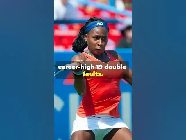 'Video thumbnail for Emma Navarro Ends Coco Gauff's US Open Title Defense!'
