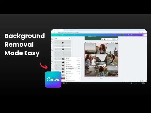 'Video thumbnail for How to Delete Background in Canva'