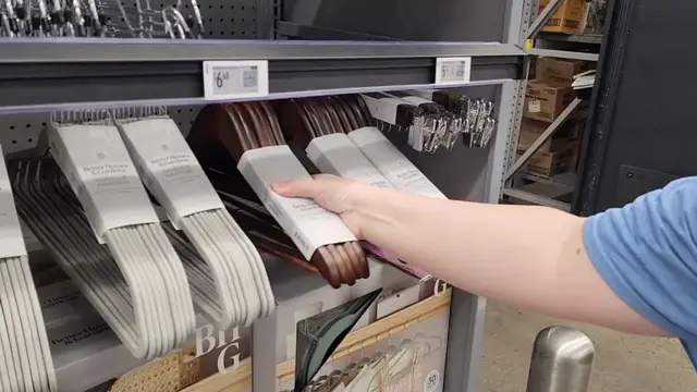 'Video thumbnail for The BRILLIANT new way people are using Walmart hangers in their bedrooms!'