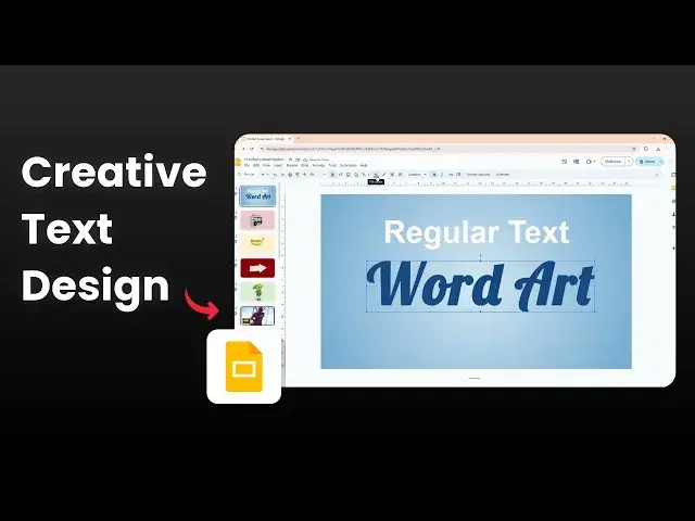 'Video thumbnail for How to Use Word Art in Google Slides'