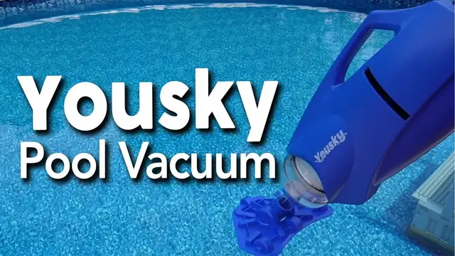 'Video thumbnail for Testing Out The Yousky Handheld Pool Vacuum'