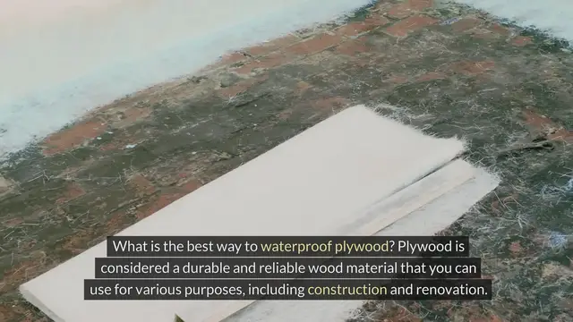 'Video thumbnail for Best Way to Waterproof Plywood'