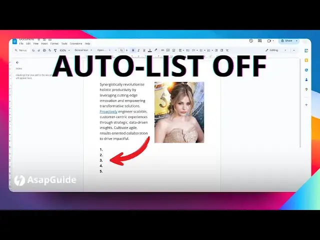 'Video thumbnail for How to Turn Off Automatic List Detection in Google Docs'