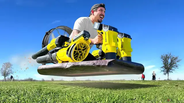 'Video thumbnail for Jake Carlini: i built a working hovercraft in my garage!'