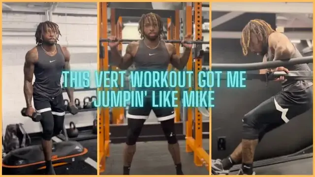'Video thumbnail for this VERT WORKOUT will have you JUMPING LIKE JORDAN!!'
