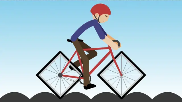 'Video thumbnail for Square wheels cycle in Pivot Animator 5'