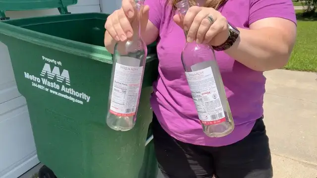 'Video thumbnail for The GENIUS new way people are using leftover wine bottles in their dining room!'