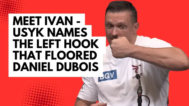 'Video thumbnail for Meet Ivan - Usyk names the left hook that floored Daniel Dubois'
