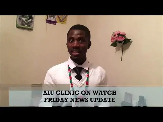 'Video thumbnail for AIU Clinic on Watch. Visit it OOHH #AIU #Journalism #News #Clinic #johnselephilip #Dr.Margret #Lucy'