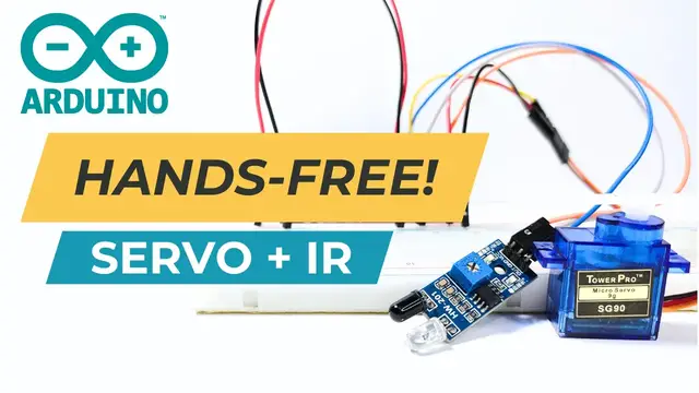 'Video thumbnail for Arduino Tutorial: Control Servo Motors with HW-201 IR Obstacle Sensor | Step-by-Step Guide'