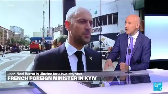 'Video thumbnail for What's at stake in French Foreign Minister's visit in Kyiv?'