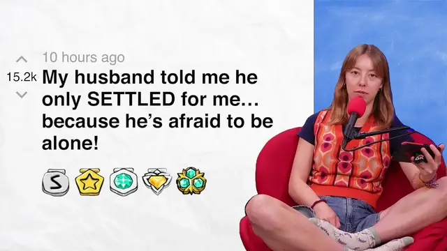'Video thumbnail for My husband told me he only SETTLED for me… because he’s afraid to be alone! r/BestofRedditorUpdates | Reddit Stories'