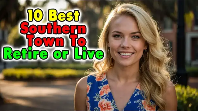 'Video thumbnail for 10 Best Southern US Towns You Can Live on Social Security.'