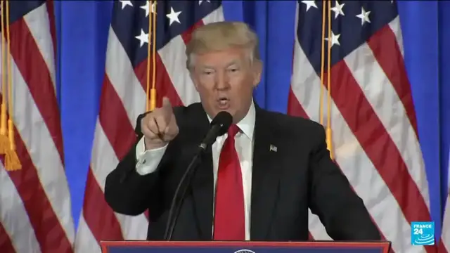 'Video thumbnail for Donald Trump escalates war on the press as journalists face mounting pressure'