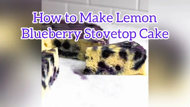 'Video thumbnail for How to Make Lemon Blueberry Stovetop Cake'